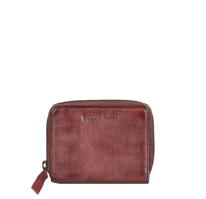 MIDI ZIP WALLET COGNAC